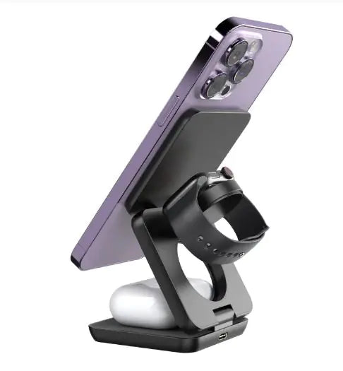 Foldable Wireless Charger 3 in 1 - Gizmo Gadgets
