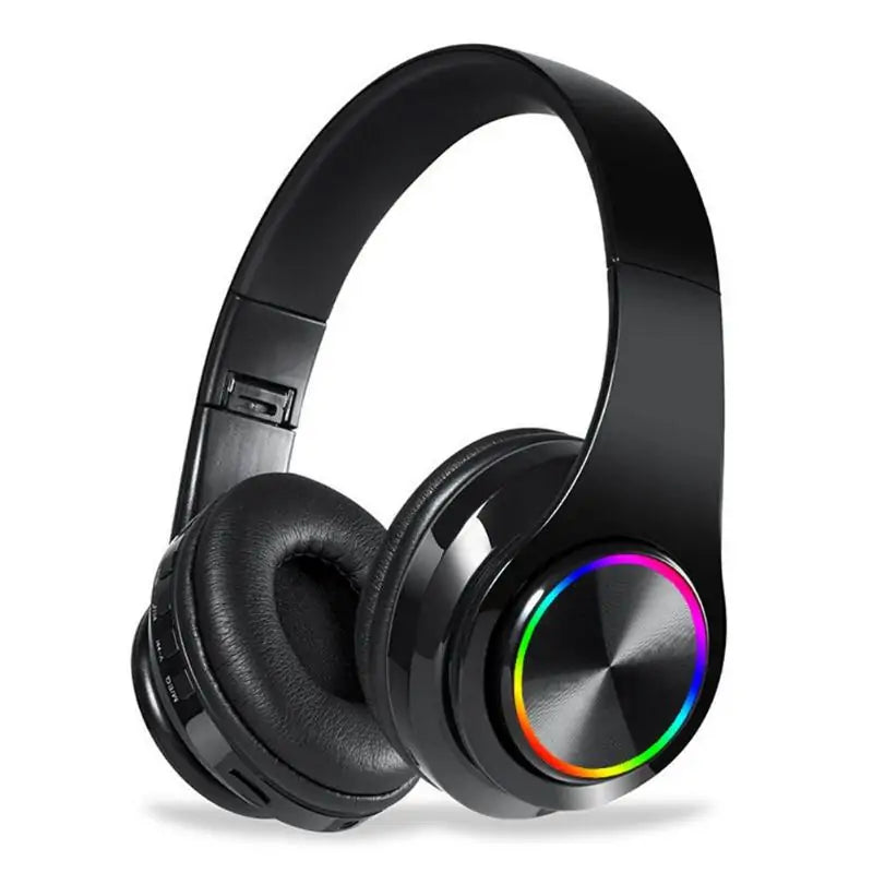 Rainbow LED Wireless Bluetooth Headphones - Gizmo Gadgets