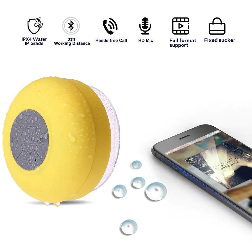 Wireless Portable Waterproof Mini Bluetooth Speaker - Gizmo Gadgets