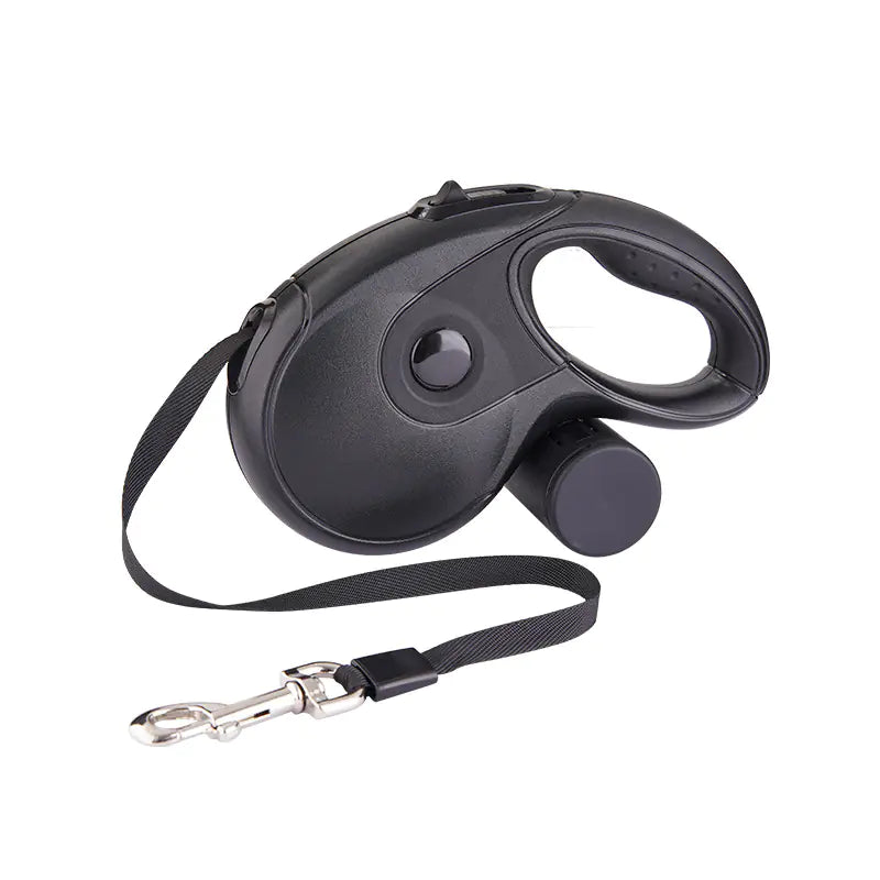 Gizmo Gadgets Automatic Retractable Pet Leash in Black for Easy Dog Walking and Control