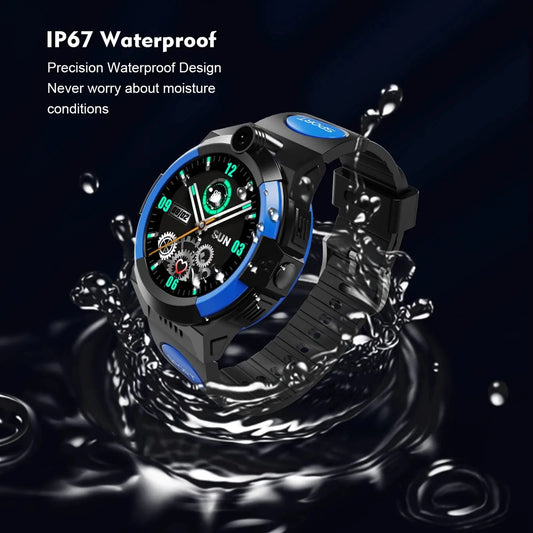Childrens 4G Smart Watch Waterproof with IP67 rating and precision design for moisture protection