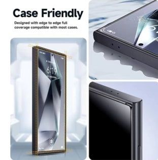 Gizmo Gadgets bubble-free screen protector designed for case compatibility with full edge coverage