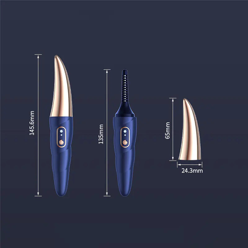 Gizmo Gadgets Electric eyelash curler with sleek design for effortless curling and styling