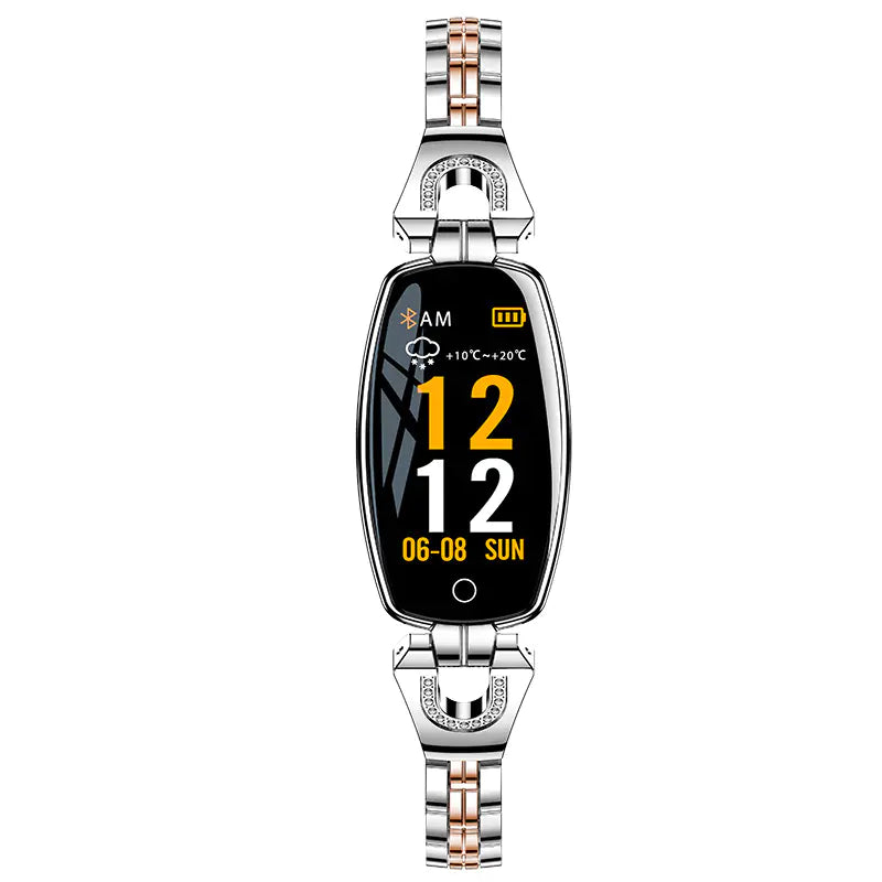 Stylish Gizmo Gadgets heart rate monitor smart watch with a sleek design and vibrant display
