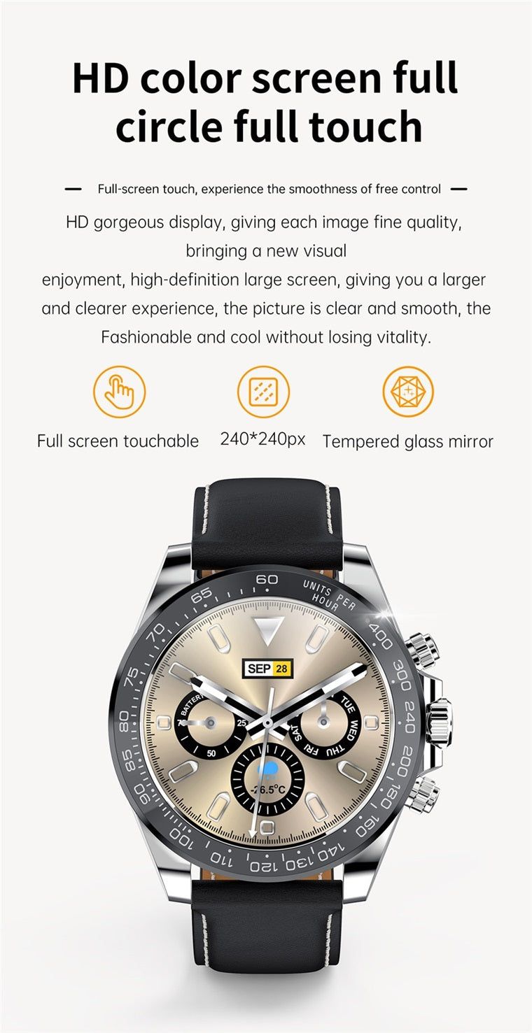Gizmo Gadgets IP68 waterproof smart watch with HD color screen and full touch functionality