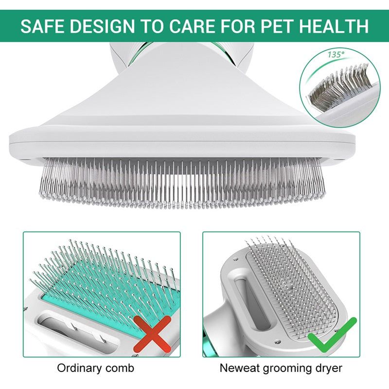 Gizmo Gadgets pet grooming hair dryer with innovative design for effective pet hair removal