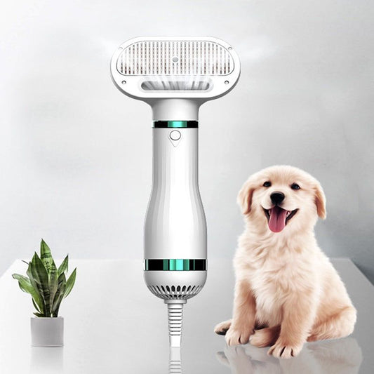 Gizmo Gadgets pet grooming hair dryer in white, designed for drying and grooming pets effectively
