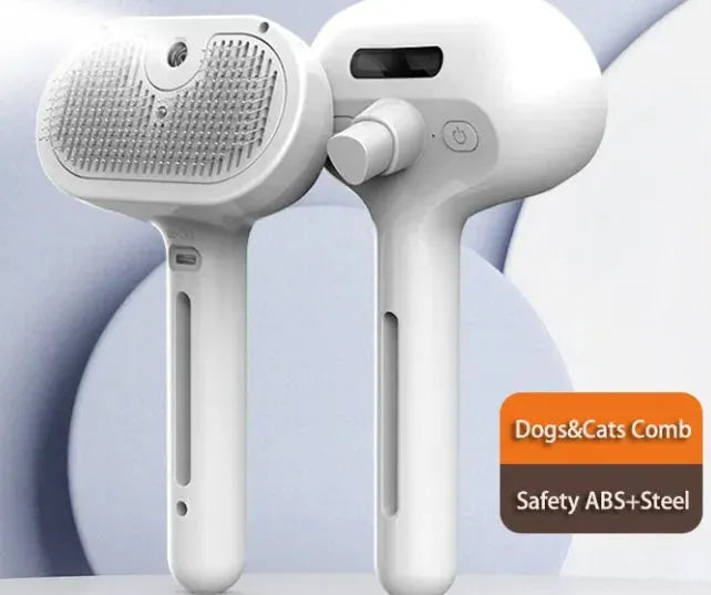Gizmo Gadgets rechargeable pet comb designed for dogs and cats with safety ABS and steel materials