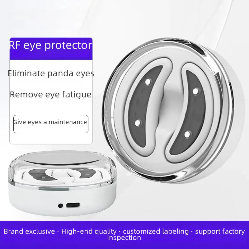 RF eye care device designed to eliminate panda eyes and reduce eye fatigue for better maintenance