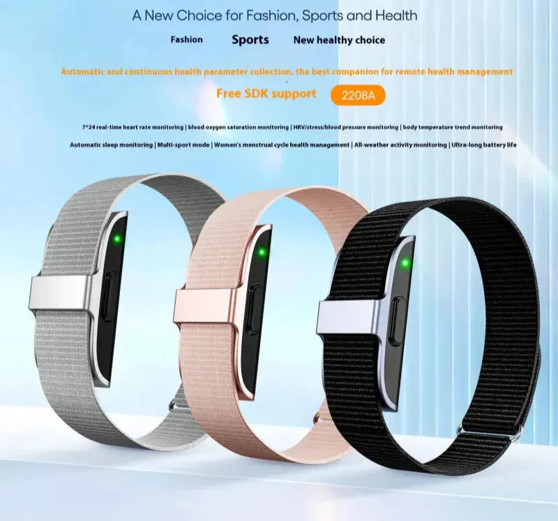 Gizmo Gadgets smart sports bracelets for fitness in three colors with health monitoring features