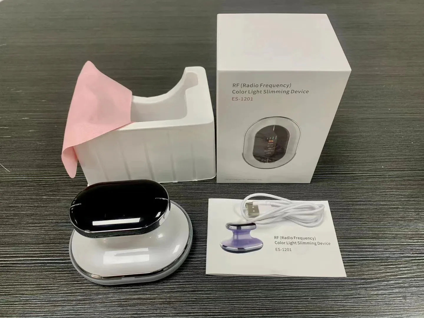 Gizmo Gadgets Ultrasonic Fat Burner Device with USB cable and user guide for safe fat reduction