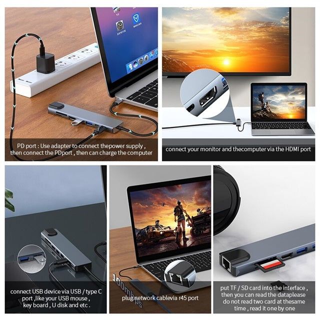 Gizmo Gadgets USB C Hub with HDMI for seamless connectivity between devices and monitors