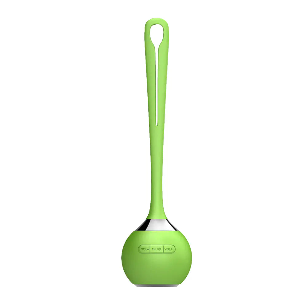 Gizmo Gadgets green waterproof Bluetooth speaker with simple control buttons for outdoor use