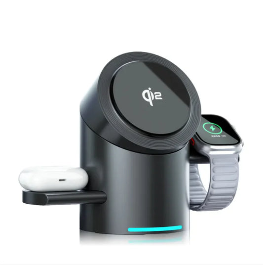 3-In-1 Magnetic Wireless Charger - Gizmo Gadgets