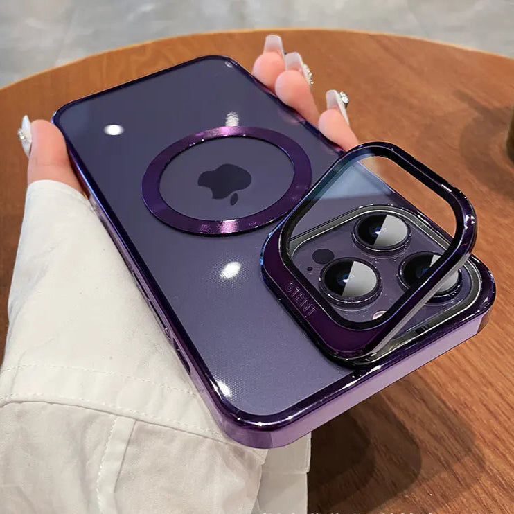 適用於 iPhone 15 Pro Max 的磁性硬殼（附支架）