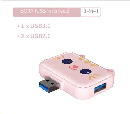 高品質三合一 USB 集線器和 4K HDMI 轉換器