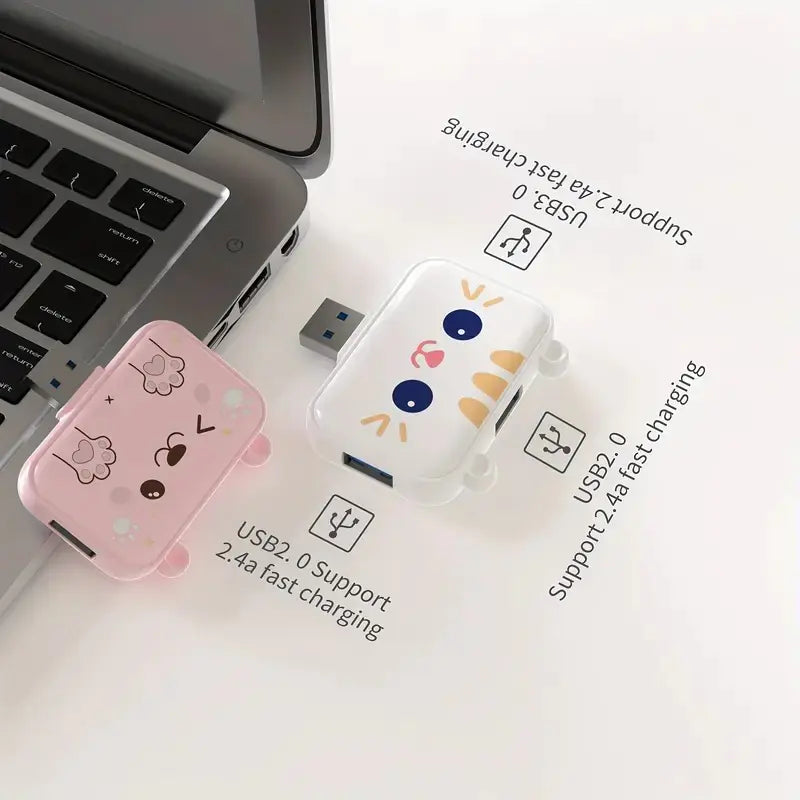 高品質三合一 USB 集線器和 4K HDMI 轉換器