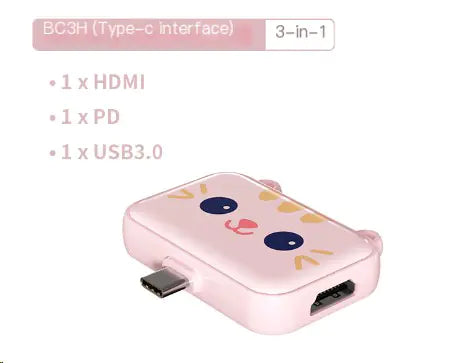 高品質三合一 USB 集線器和 4K HDMI 轉換器