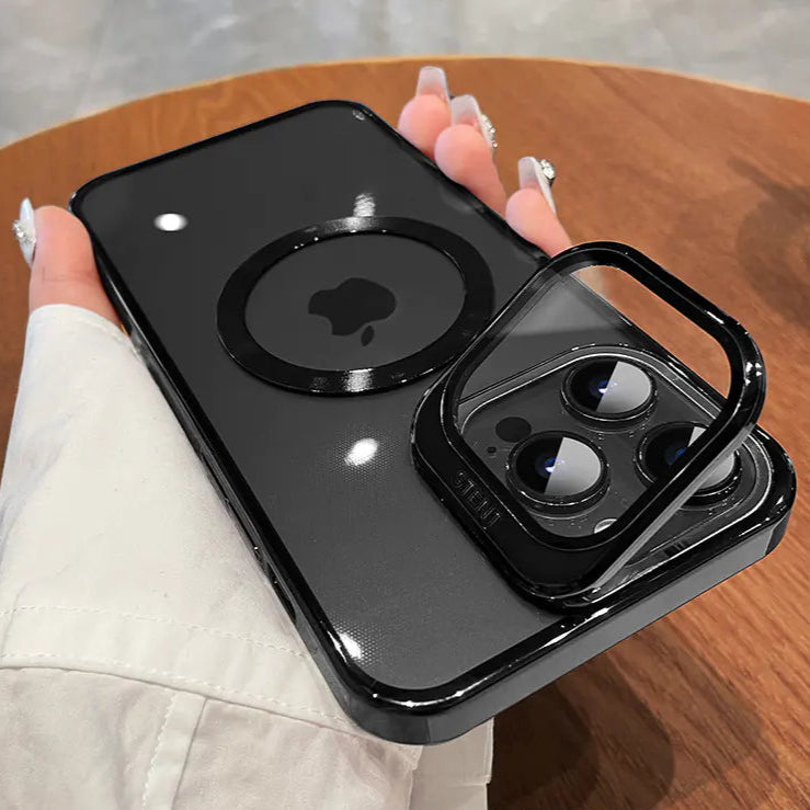 適用於 iPhone 15 Pro Max 的磁性硬殼（附支架）