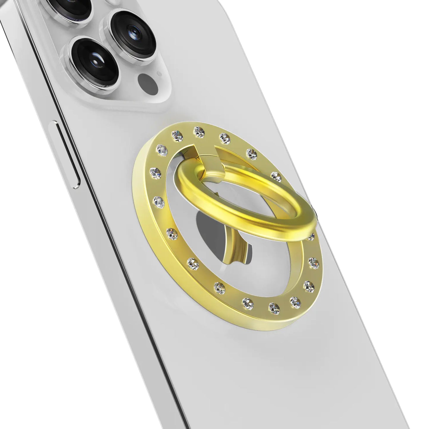 適用於 iPhone 的 MagSafe 環形支架，搭配 N52 磁鐵（薄型）