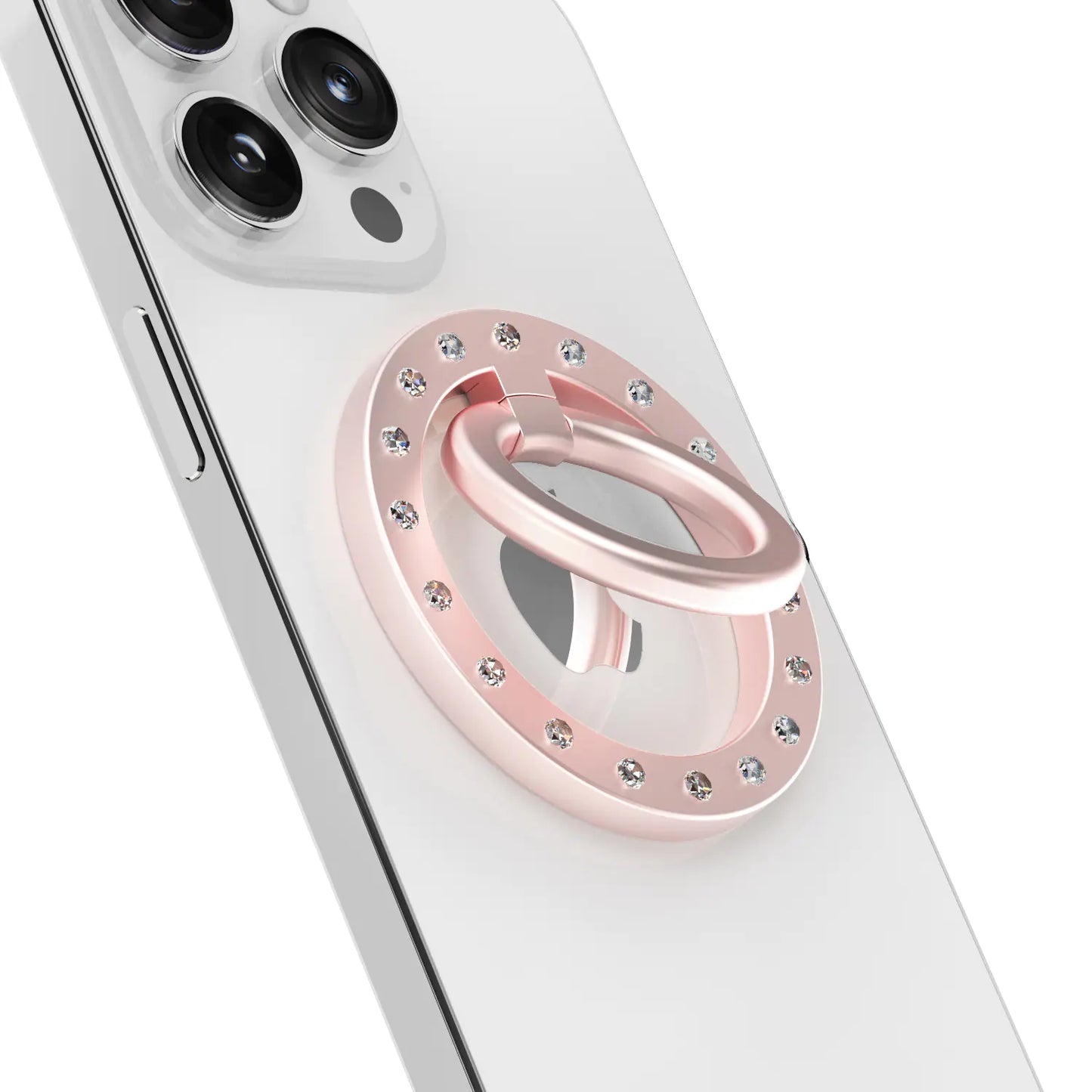 適用於 iPhone 的 MagSafe 環形支架，搭配 N52 磁鐵（薄型）