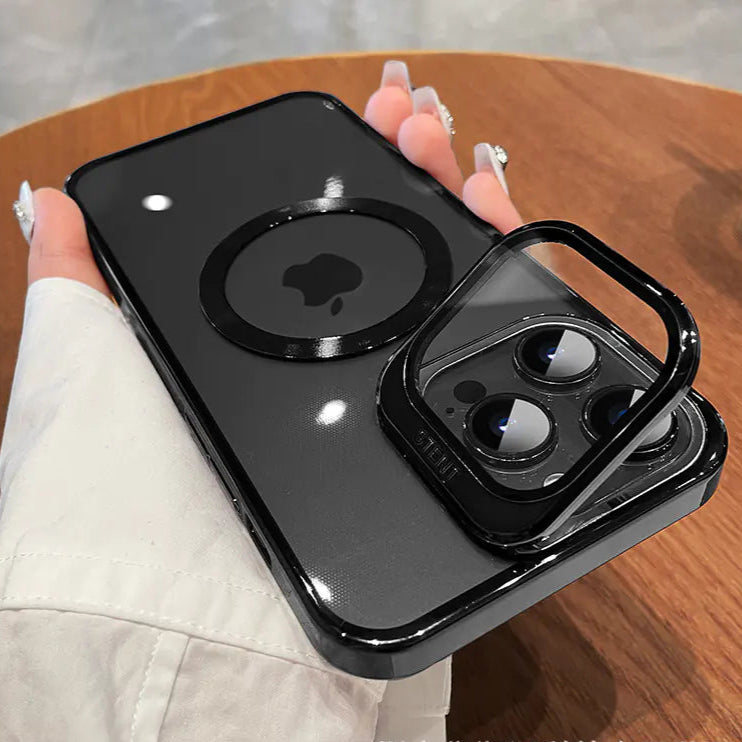 適用於 iPhone 15 Pro Max 的磁性硬殼（附支架）