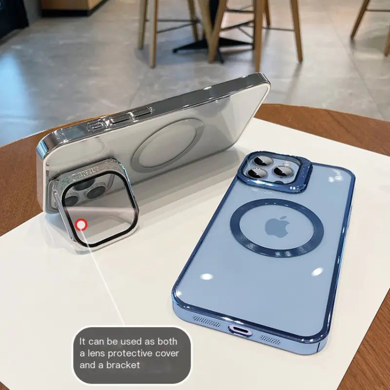 適用於 iPhone 15 Pro Max 的磁性硬殼（附支架）
