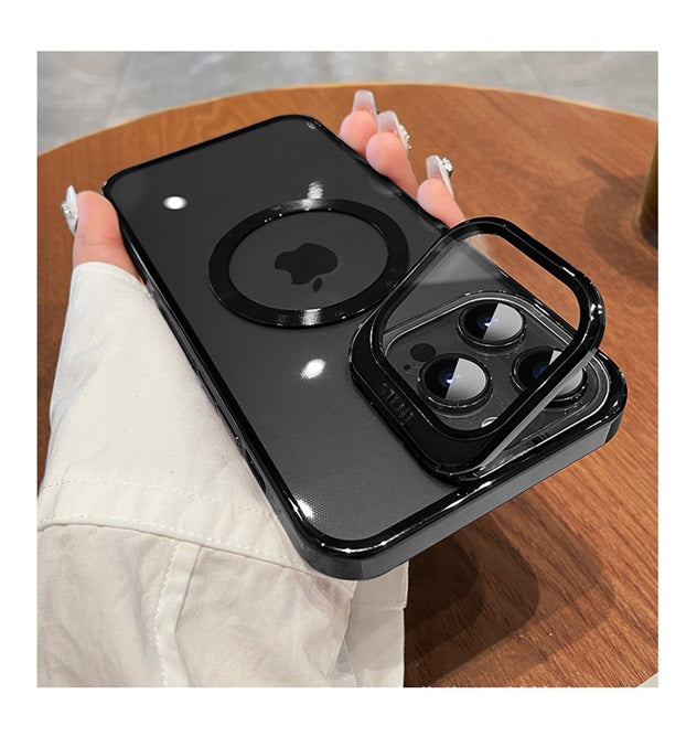適用於 iPhone 15 Pro Max 的磁性硬殼（附支架）