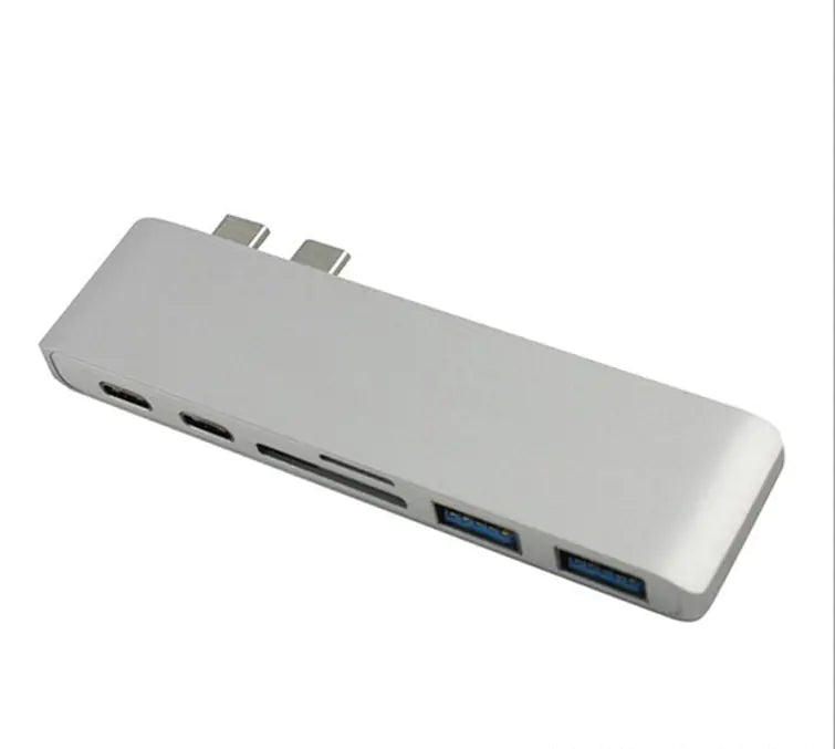 全新 MACBOOK 雙頭 USB 3.0 和 Type-C 集線器底座