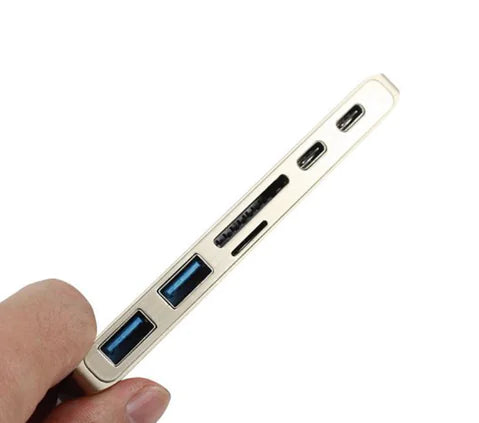 全新 MACBOOK 雙頭 USB 3.0 和 Type-C 集線器底座
