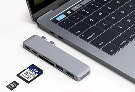 全新 MACBOOK 雙頭 USB 3.0 和 Type-C 集線器底座