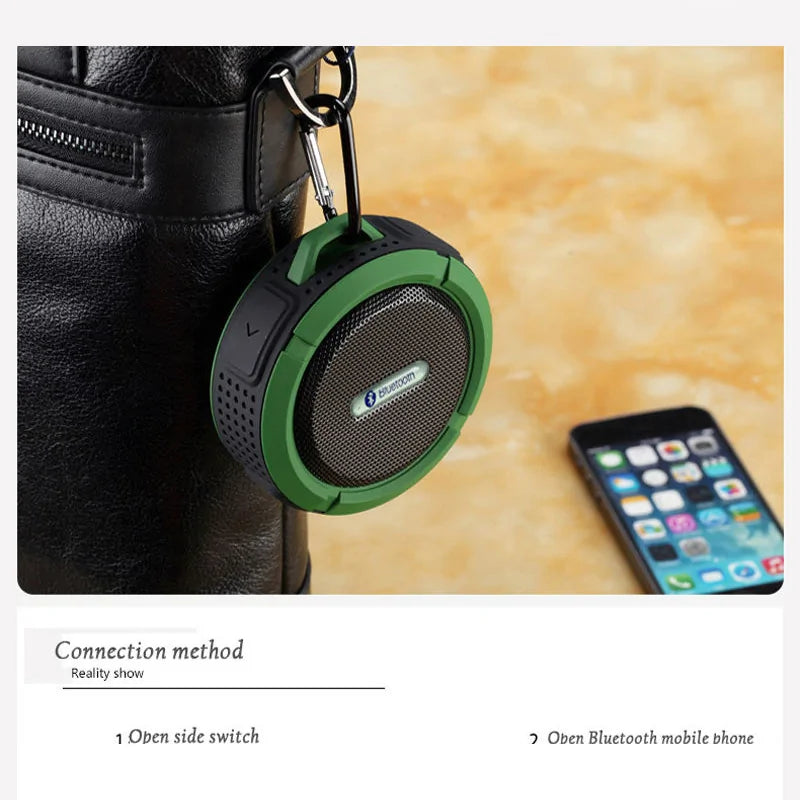 Portable Waterproof Bluetooth Speaker - Gizmo Gadgets