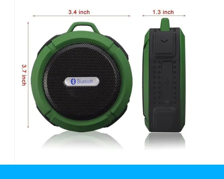 Portable Waterproof Bluetooth Speaker - Gizmo Gadgets