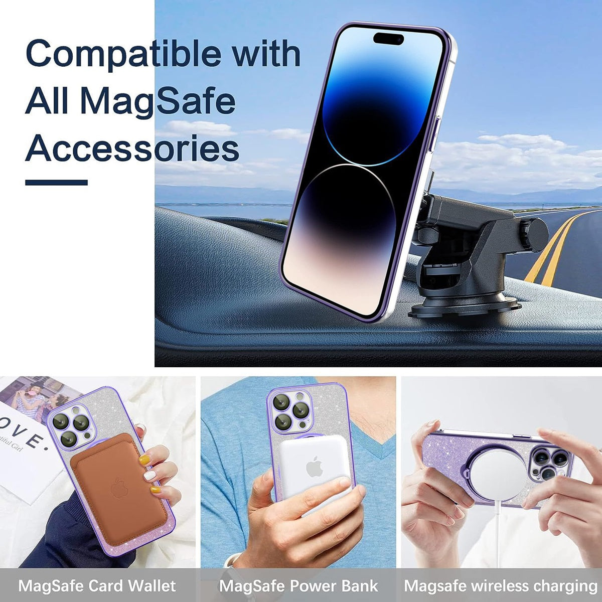 適用於 iPhone 15 Pro Max &amp; 14/13 的旋轉支架保護殼