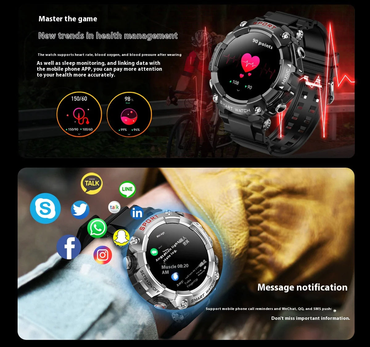 Sport Smart Watch - Gizmo Gadgets