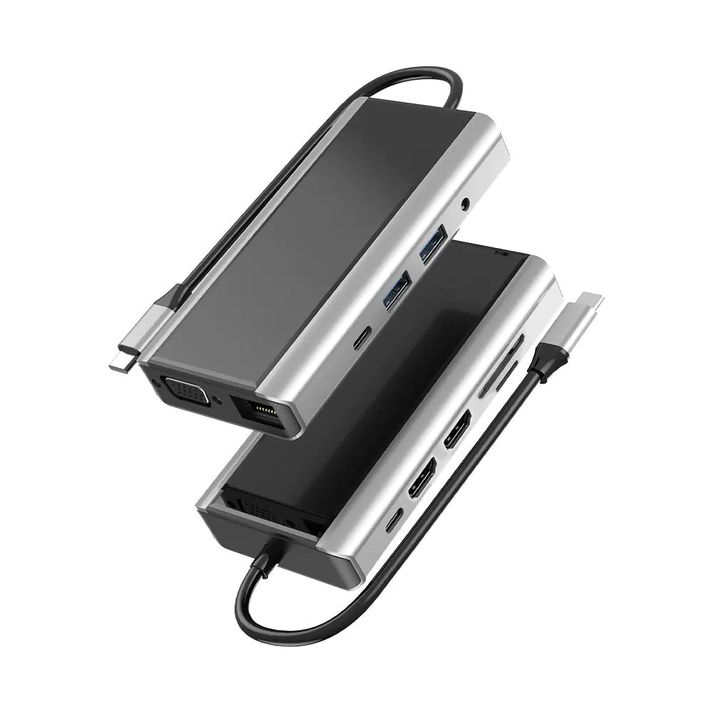 附雙 HDMI 的 Type-C 擴充座 USB 集線器轉接器