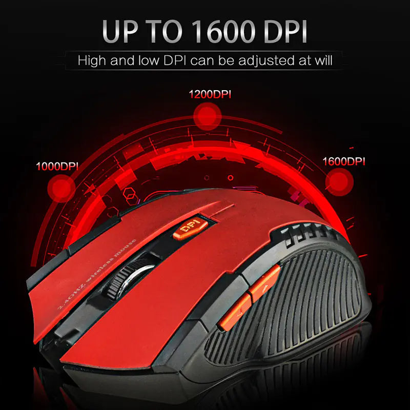 USB 2.4G Wireless Gaming Mouse - Gizmo Gadgets