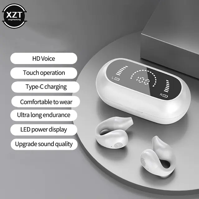Wireless Bluetooth Ear-Clip Earbuds - Gizmo Gadgets
