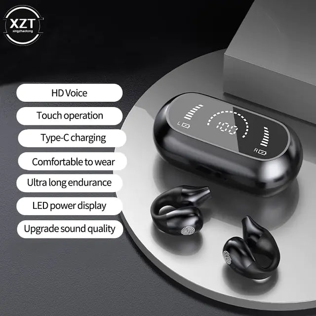 Wireless Bluetooth Ear-Clip Earbuds - Gizmo Gadgets