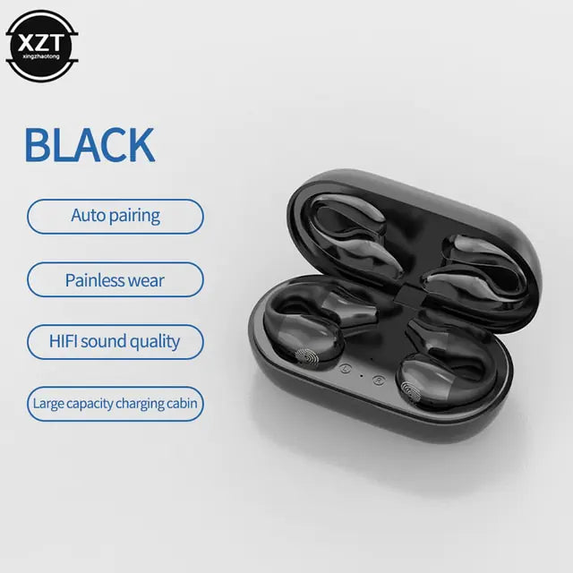 Wireless Bluetooth Ear-Clip Earbuds - Gizmo Gadgets