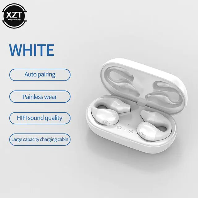 Wireless Bluetooth Ear-Clip Earbuds - Gizmo Gadgets