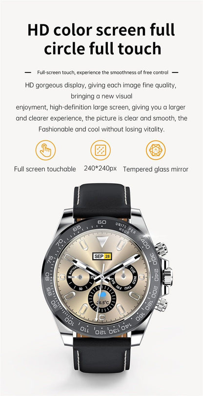 Gizmo Gadgets IP68 waterproof smart watch with HD color screen and full touch functionality