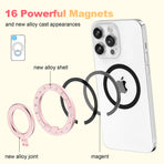 MagSafe ring stand for iPhone featuring 16 powerful magnets and new alloy design