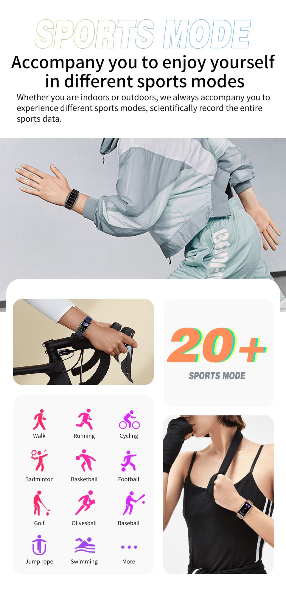 Gizmo Gadgets multi-function fitness smart watch showcasing various sports modes for active lifestyles