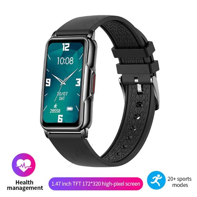 Gizmo Gadgets multi-function fitness smart watch with 1.47 inch high-pixel screen and 20 plus sports modes