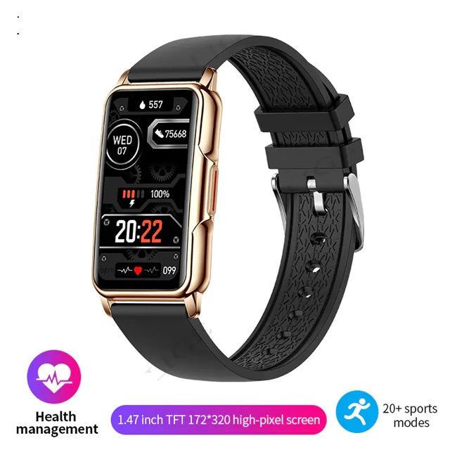 Gizmo Gadgets multi-function fitness smart watch with 1.47 inch TFT screen and health management features