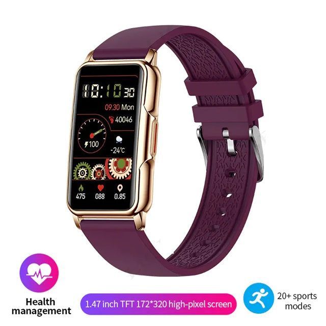 Gizmo Gadgets multi-function fitness smart watch with 1.47 inch TFT high-pixel screen and 20plus sports modes