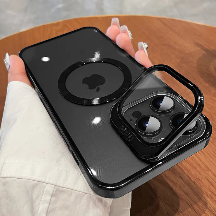 適用於 iPhone 15 Pro Max 的磁性硬殼（附支架）