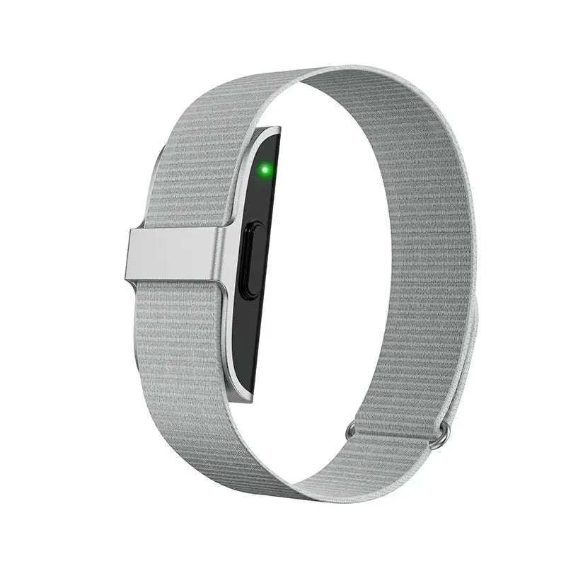 Gizmo Gadgets Smart Sports Bracelets for Fitness in Gray with Sleek Design and LED Indicator