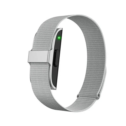 Gizmo Gadgets Smart Sports Bracelets for Fitness in Gray with Sleek Design and LED Indicator